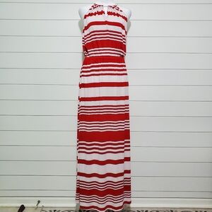 Milly maxi‎ dress Red and white size M